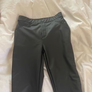 Zara Faux Leather Pants Pleather
